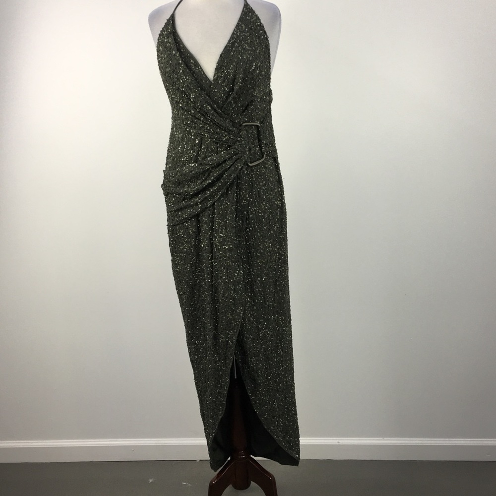 ASOS beaded green Dress